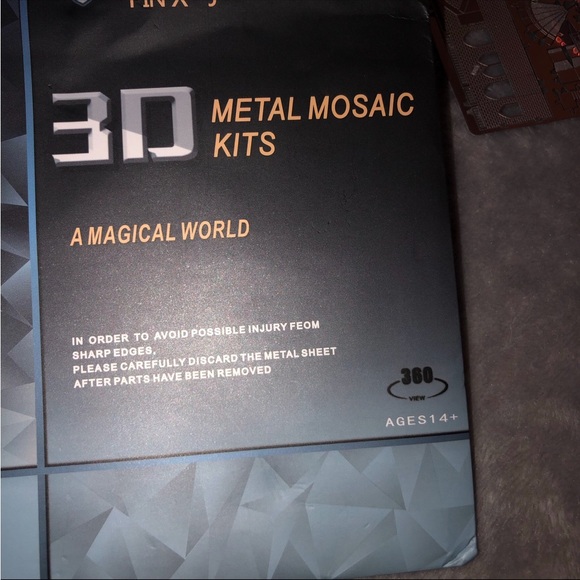 3D Metal Mosaic Kit Puzzle Castle looking like Disney Land Model Building  Kit - Picture 11 of 12